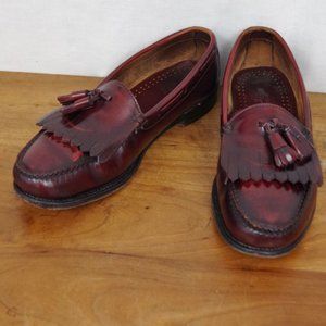 Men's Bass Weejuns Kiltie Tassel Leather Loafer Size 9D